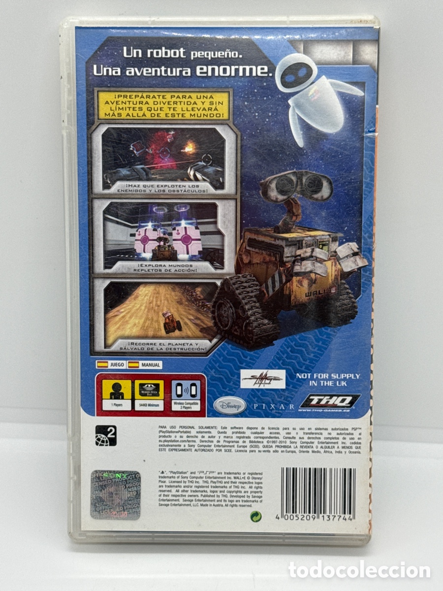 Videojuegos y consolas: Juego PSP Wall &lsquo;E Batall&oacute;n de Limpieza - Foto 3