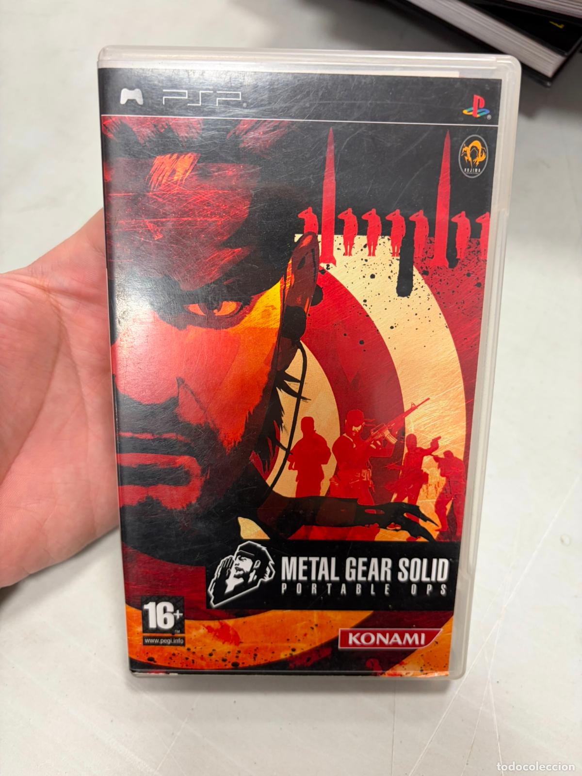 Videojuegos y Consolas: Metal gear solid portable ops - Sony playstation portable PSP - PAL ESP completo