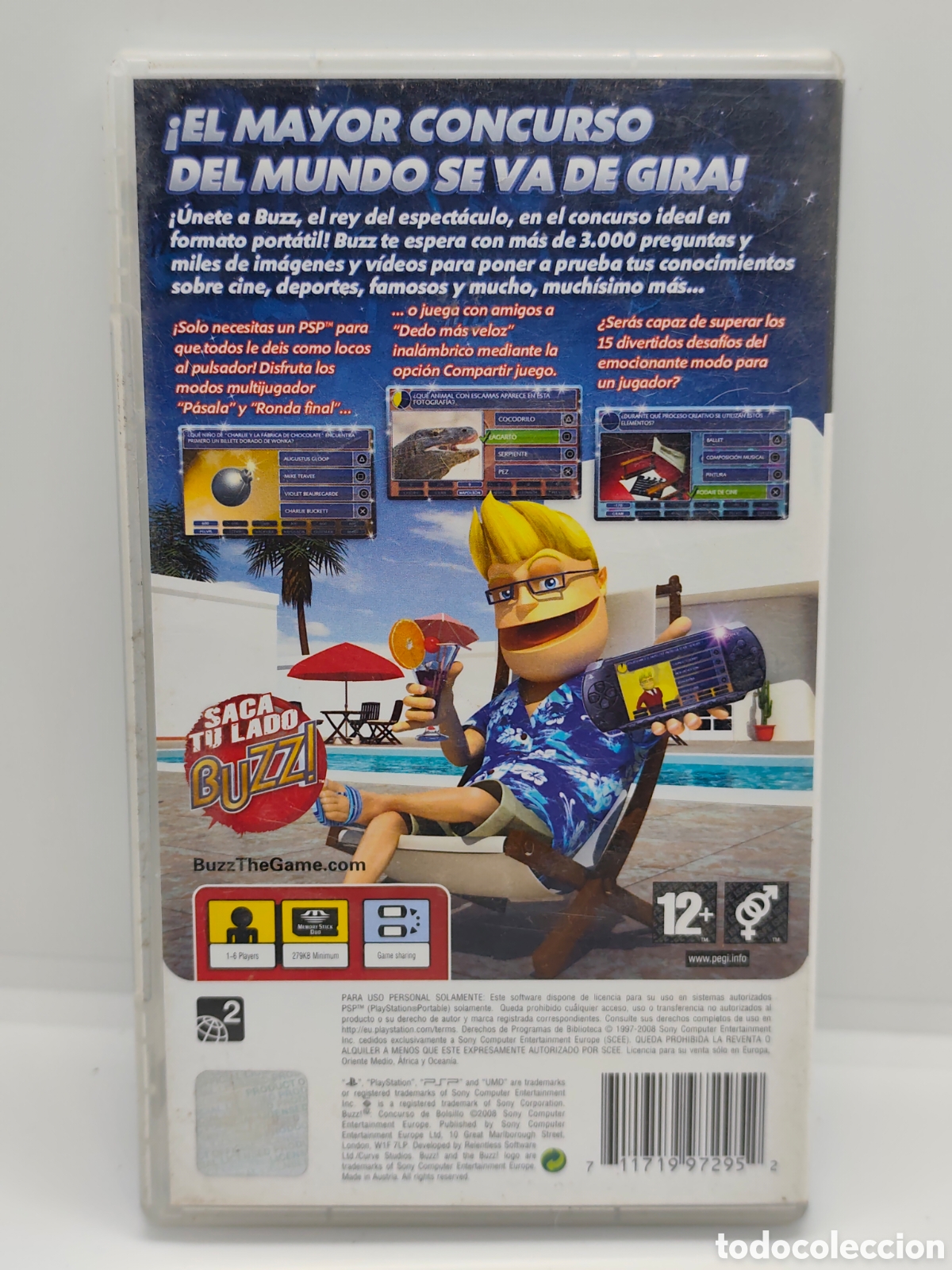 Videojuegos y consolas: Juego Psp Buzzl Concurso - Foto 3