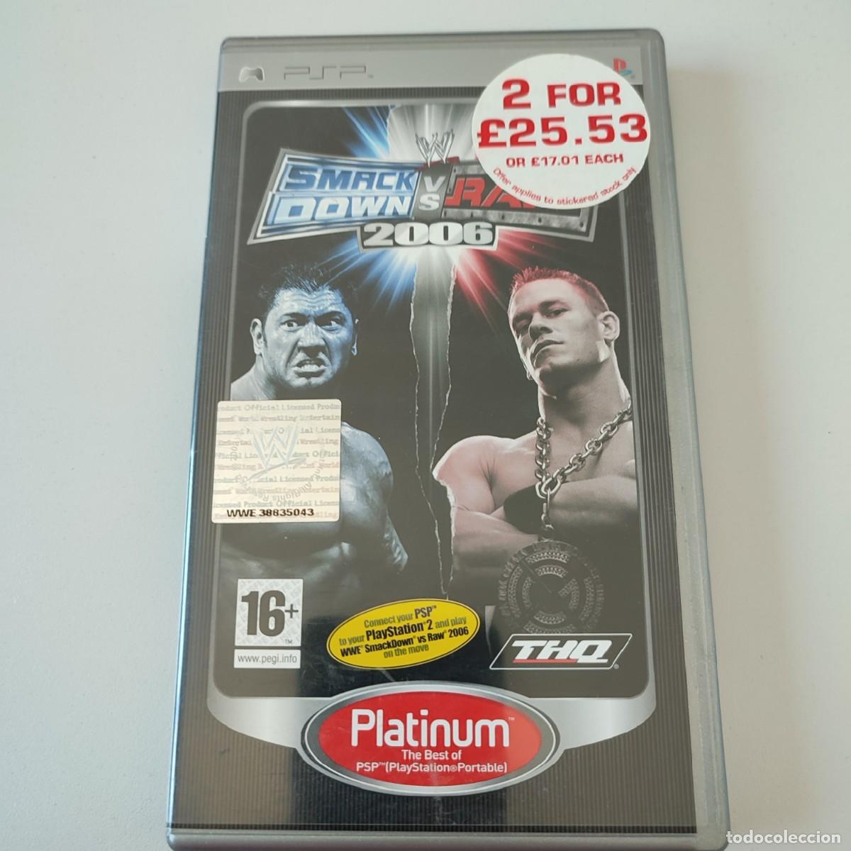 Videojuegos y Consolas: JUEGO PSP PAL WWE SMACK DOWN VS RAW 2006