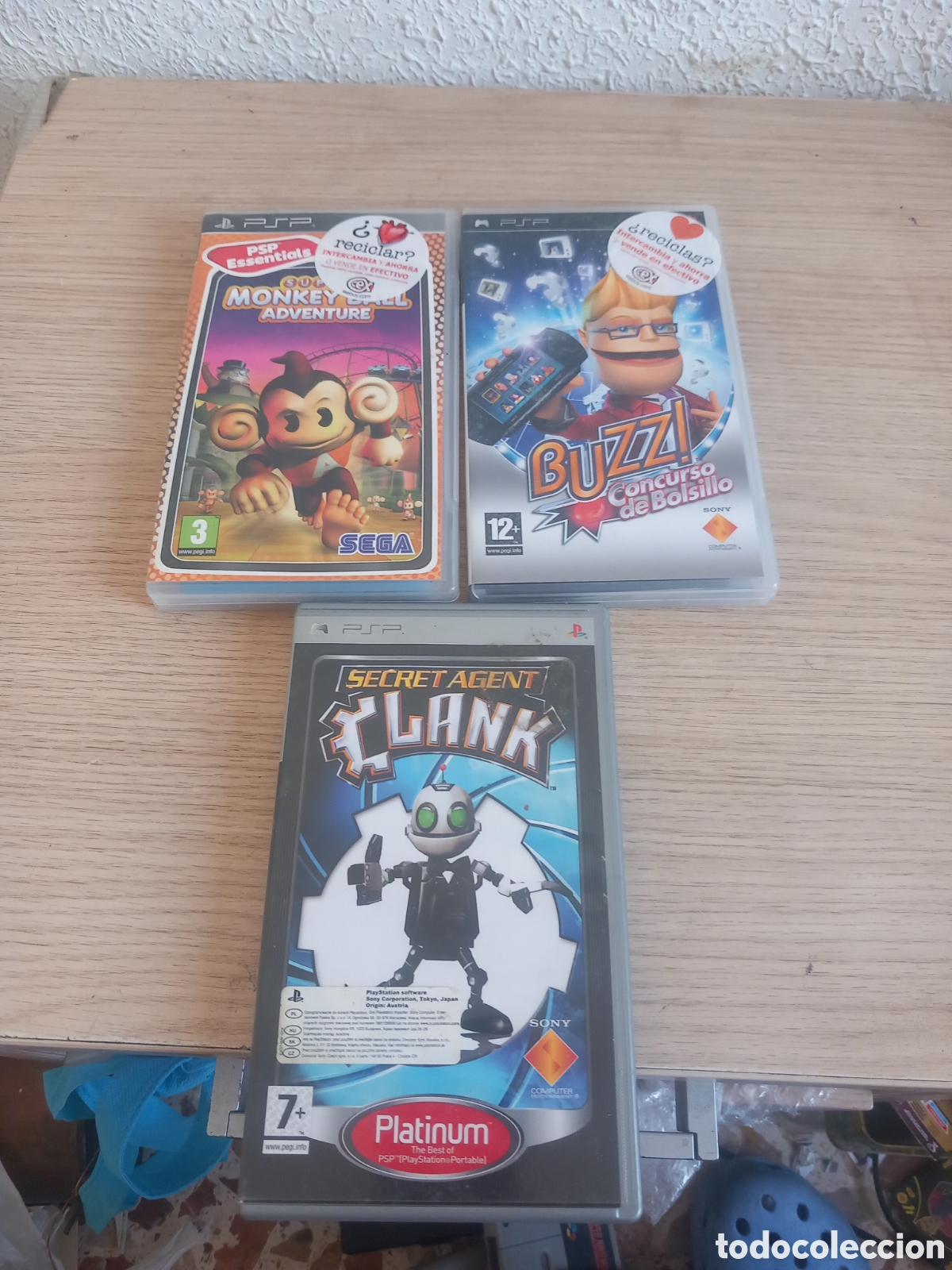Videojuegos y Consolas: 3 JUEGOS PSP FUNCIONAN,,VER FOTOS