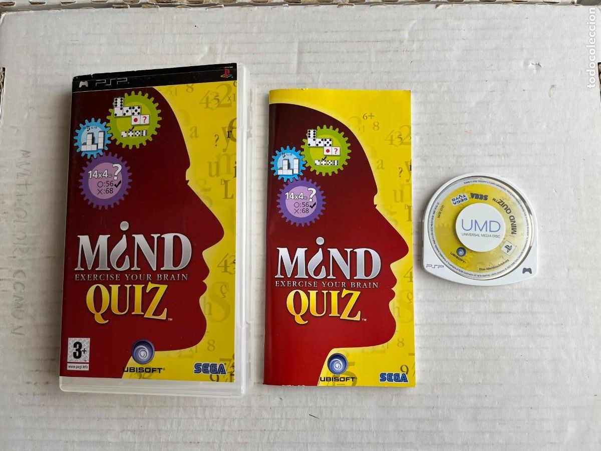 Videojuegos y Consolas: MIND QUIZ EXERCISE YOUR BRAIN - PSP KREATEN