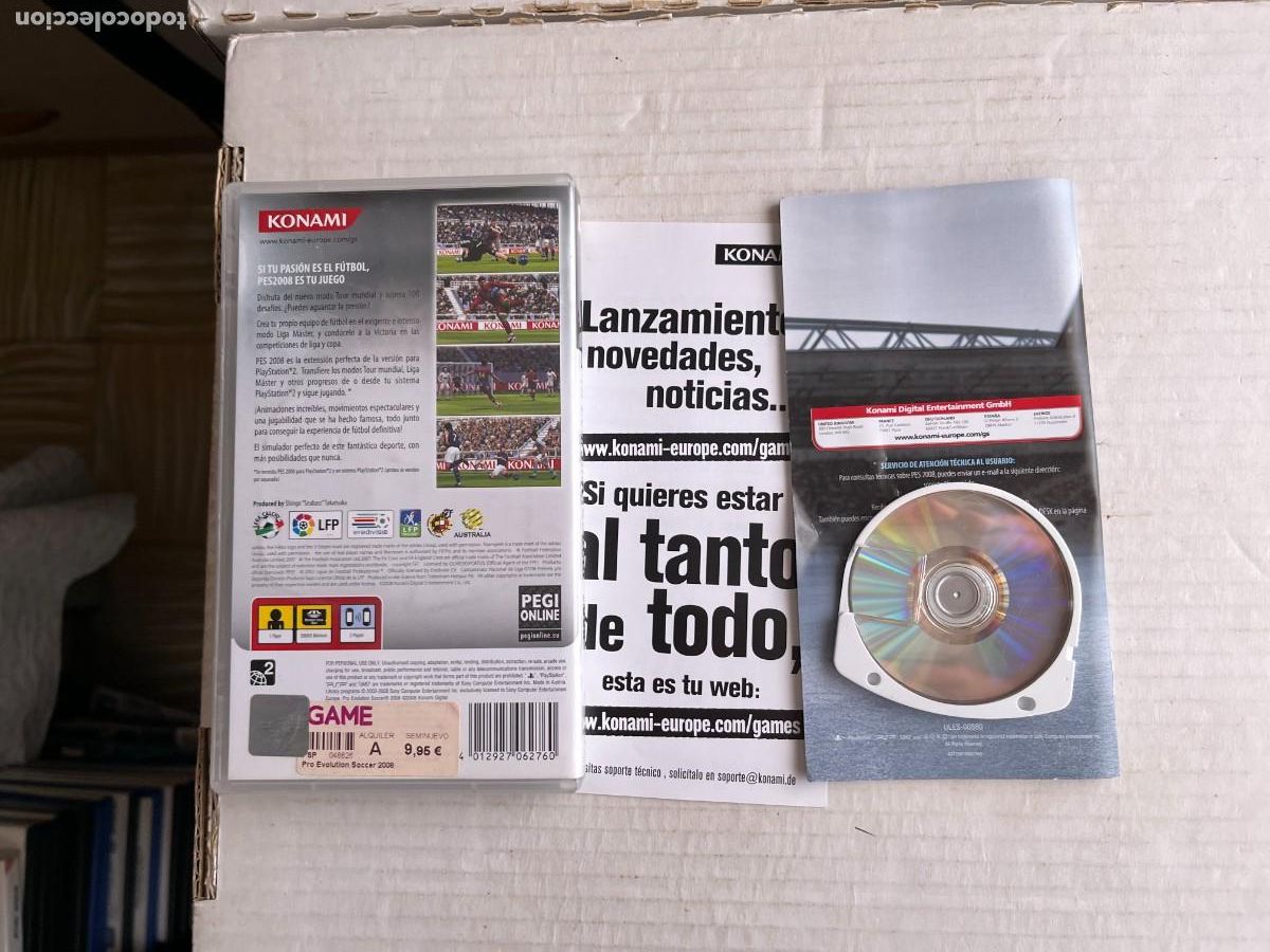 Videojuegos y consolas: PRO EVOLUTION SOCCER 2008 PES - PSP KREATEN - Foto 2