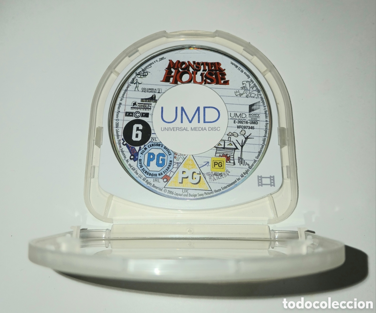 Videojuegos y Consolas: Pel&iacute;cula Monster House - Formato UMD para Sony PSP - PAL Europa