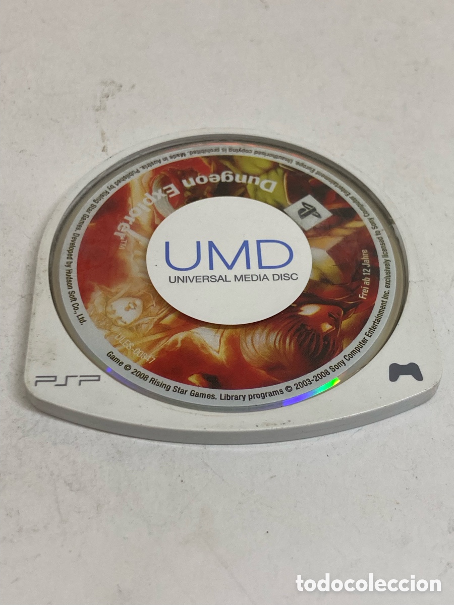 Videojuegos y Consolas: disco UMD para la consola PlayStation Portable (PSP) con el juego Dungeon Explorer