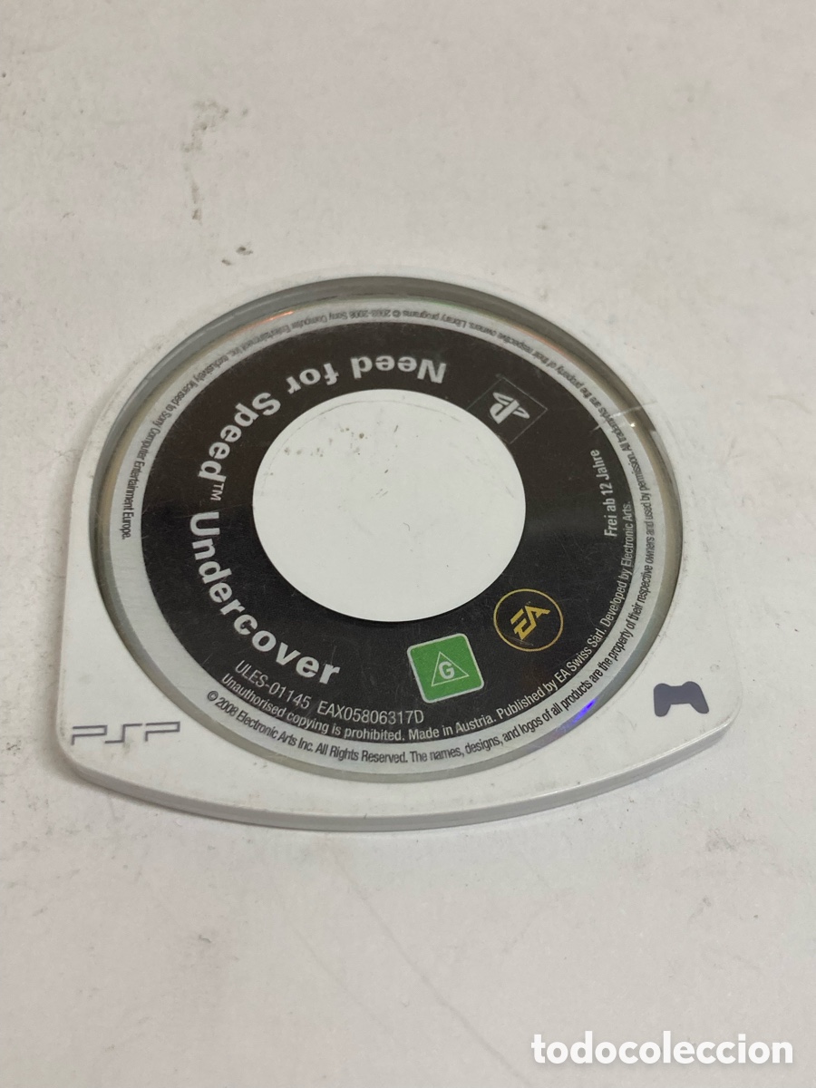 Videojuegos y Consolas: Juego Need for Speed: Undercover en formato UMD para la consola PlayStation Portable