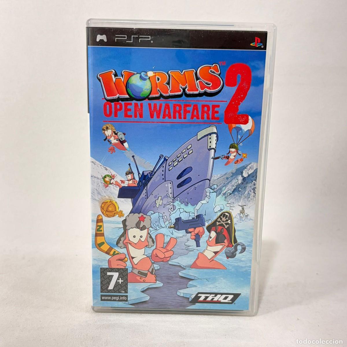 Jeux Vid&eacute;o et Consoles: VIDEOJUEGO PLAYSTATION PORTATIL - PSP - WORMS 2 OPEN WARFARE + CAJA + INSTRUCCIONES