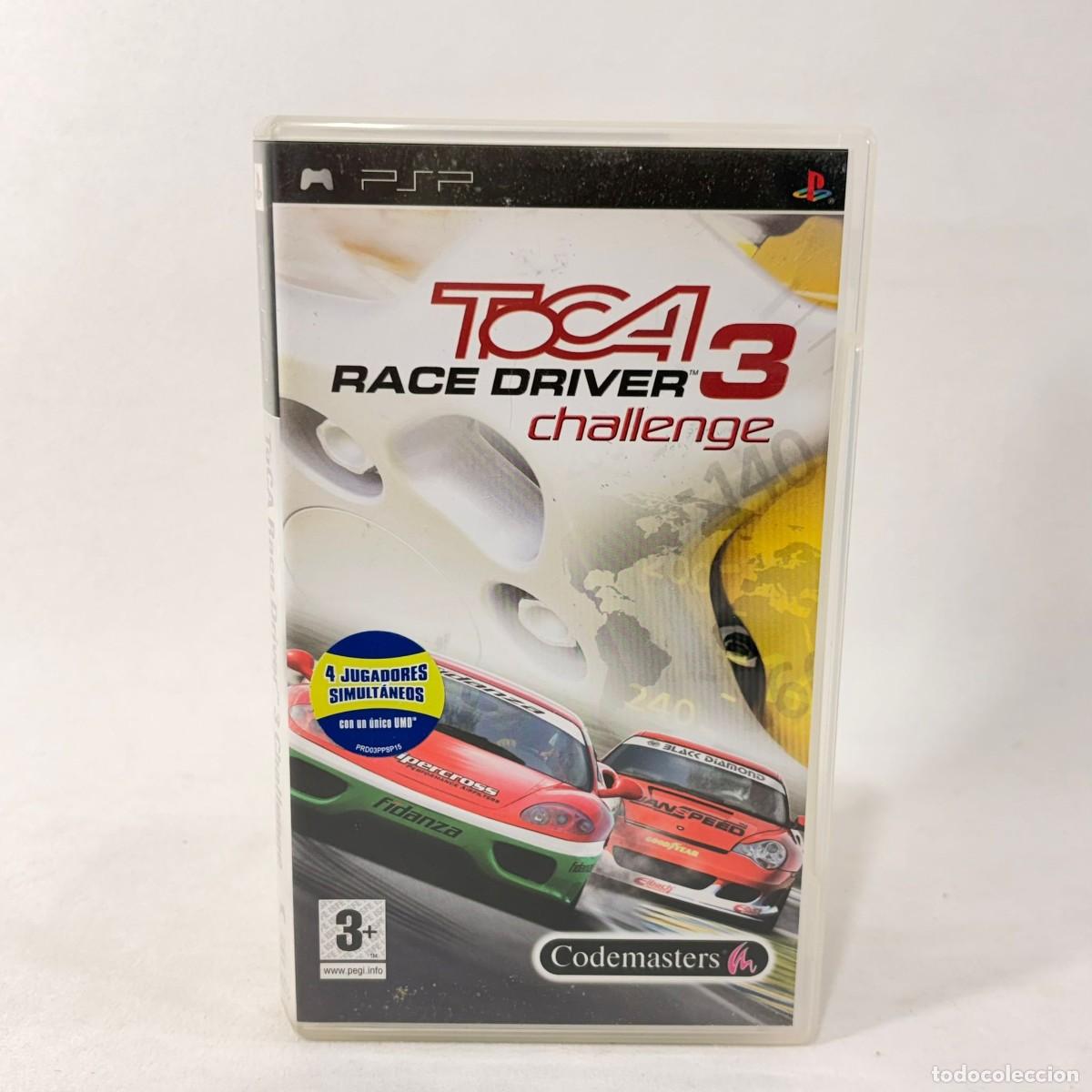 Videogiochi e Consoli: VIDEOJUEGO PLAYSTATION PORTATIL - PSP - TOCA RACE DRIVER 3 CHALLENGE + CAJA + INSTRUCCIONES