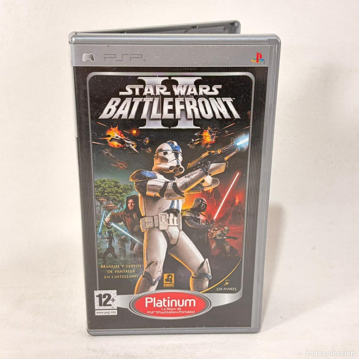 Videojuegos y Consolas: VIDEOJUEGO PLAYSTATION PORTATIL - PSP - STAR WARS BATTLEFRONT II + CAJA + INSTRUCCIONES