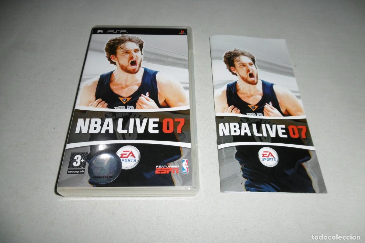 Videojuegos y Consolas: PSP SONY NBA LIVE 07 SOLO CAJA Y MANUAL PAL ESPA&Ntilde;