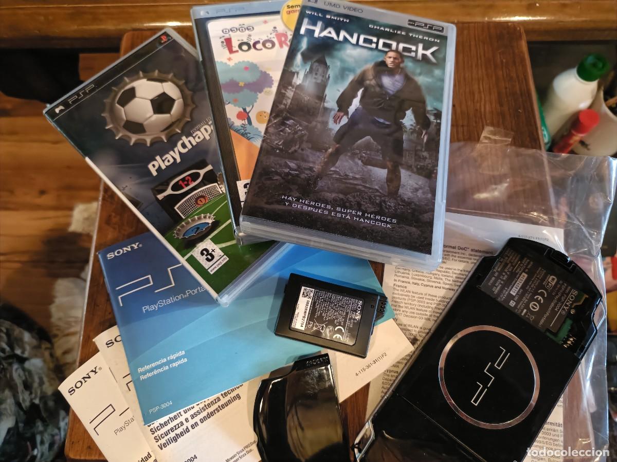Videojuegos y Consolas: SONY PSP CON CAJA Y JUEGO FUNCIONA LE FALTA NO BATERIA,,VER FOTOS