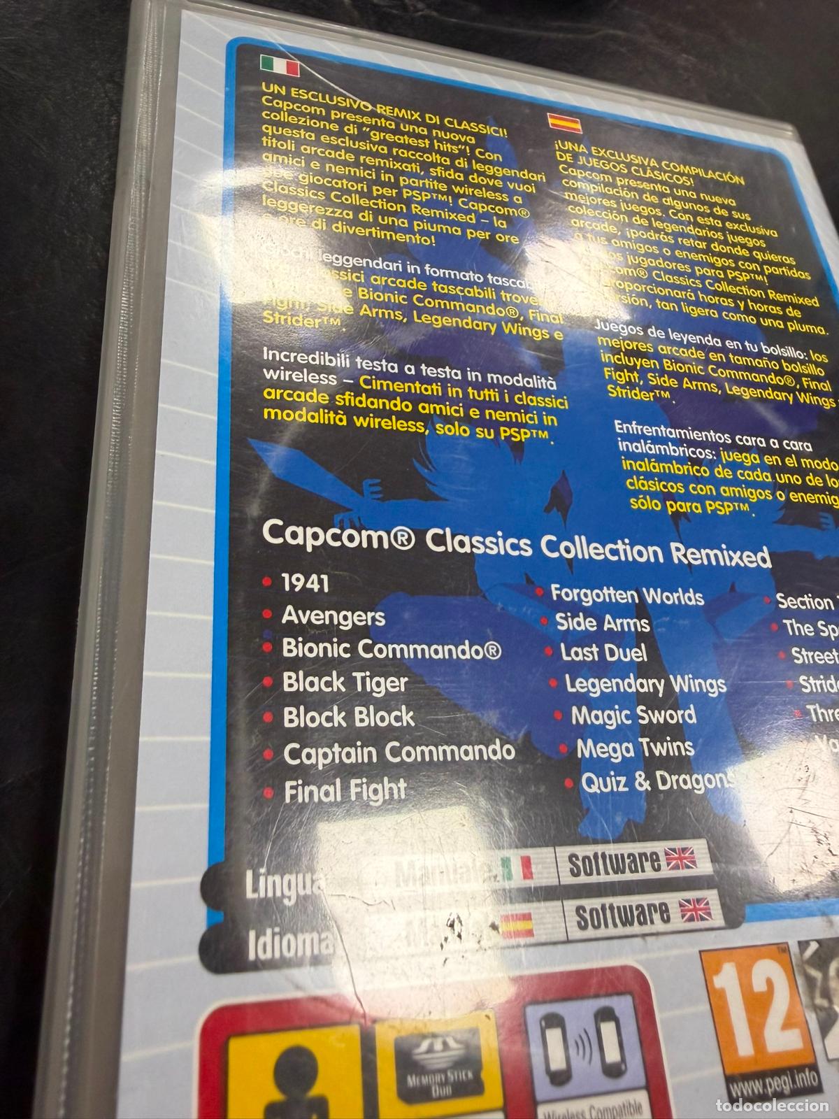 Videojuegos y consolas: CAPCOM CLASSICS COLLECTION REMIXED - SONY PSP UMD - Foto 3