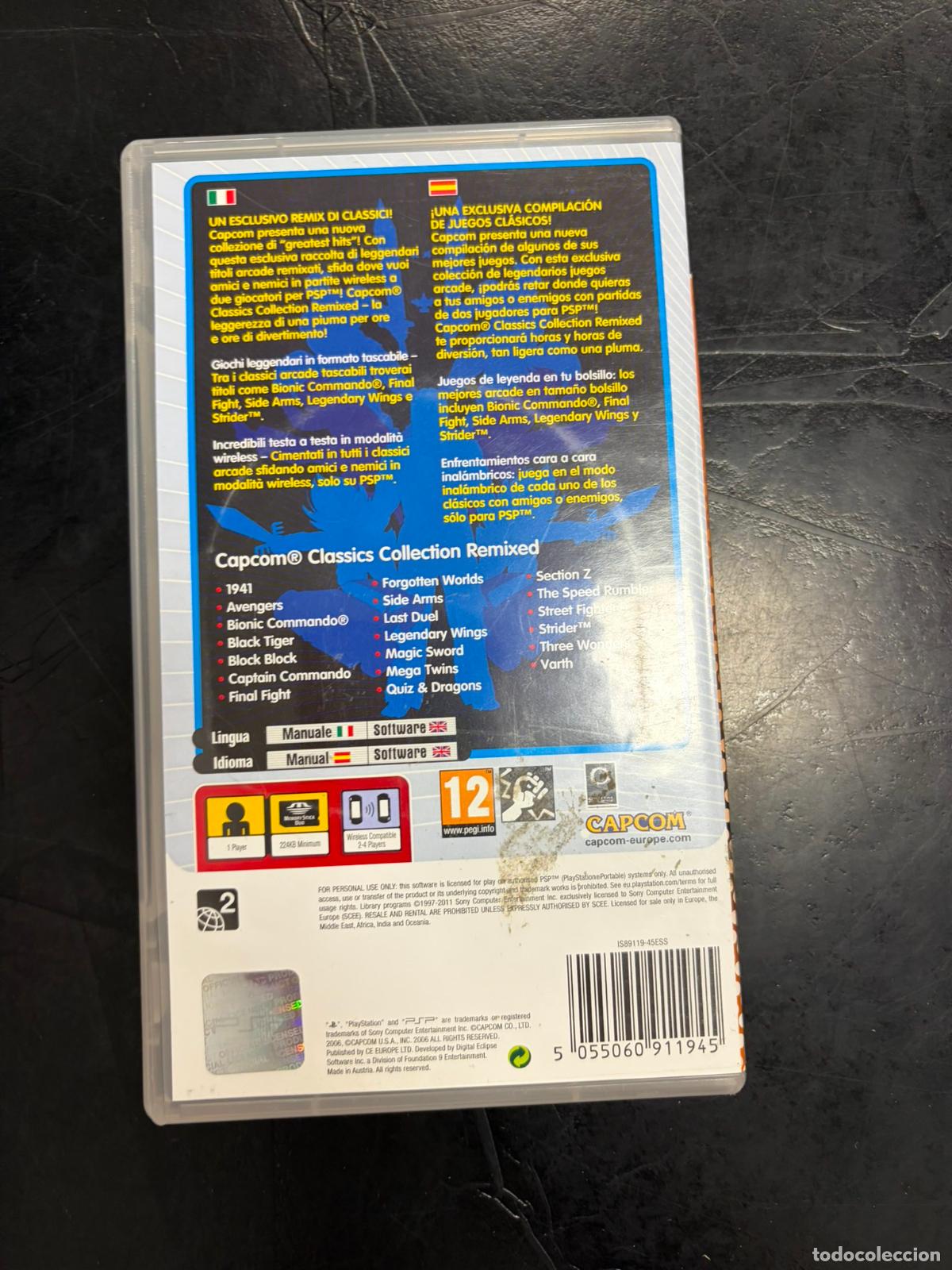 Videojuegos y consolas: CAPCOM CLASSICS COLLECTION REMIXED - SONY PSP UMD - Foto 4