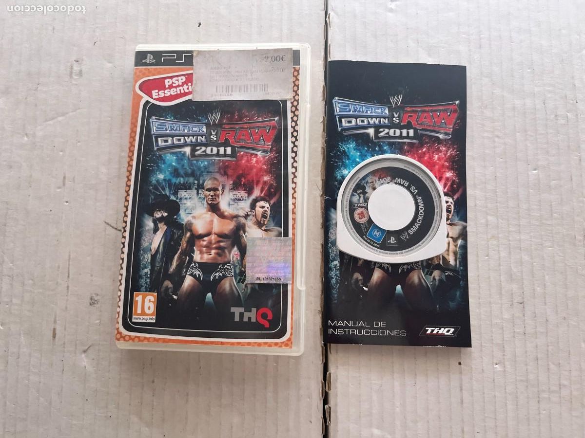 Videojuegos y consolas: WWE SMASHDOWN VS RAW 2011 ESSENTIALS - PSP KREATEN