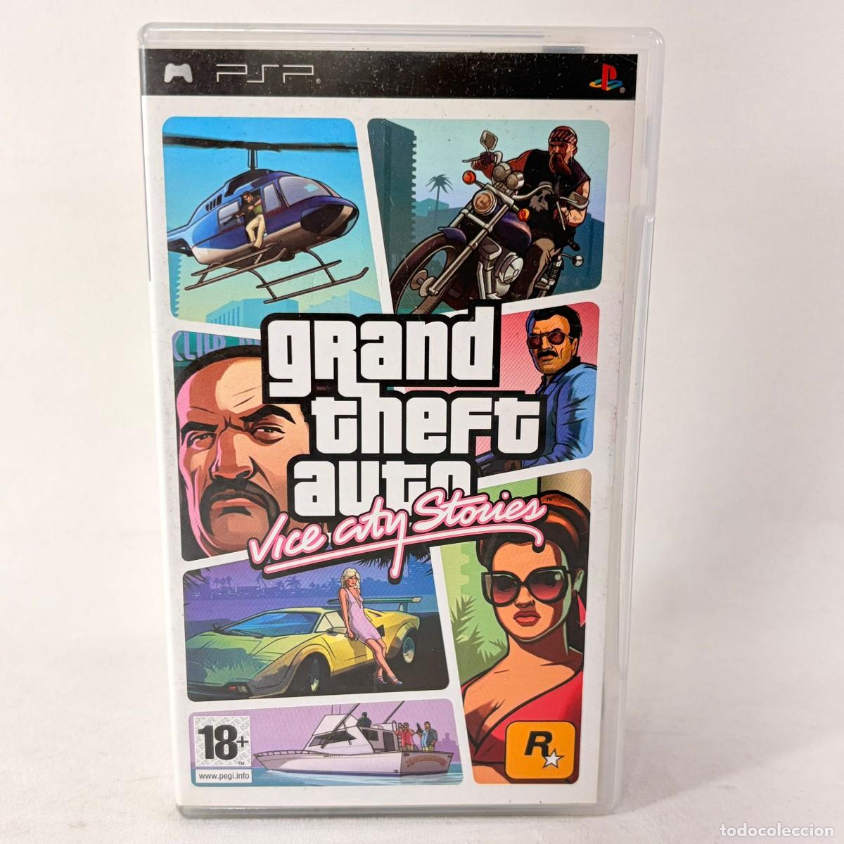 Videojogos e Consolas: VIDEOJUEGO PLAYSTATION PORTATIL - PSP - GRAND THEFT AUTO VICE CITY STORIES + CAJA + INSTRUCCIONES