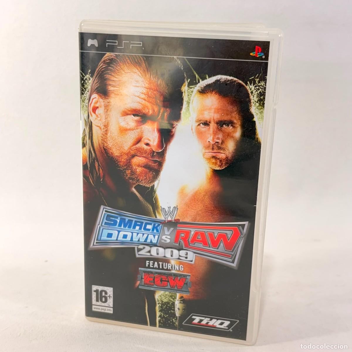 Videojuegos y consolas: VIDEOJUEGO PLAYSTATION PORTATIL - PSP - SMACK DOWN VS RAW 2009 + CAJA