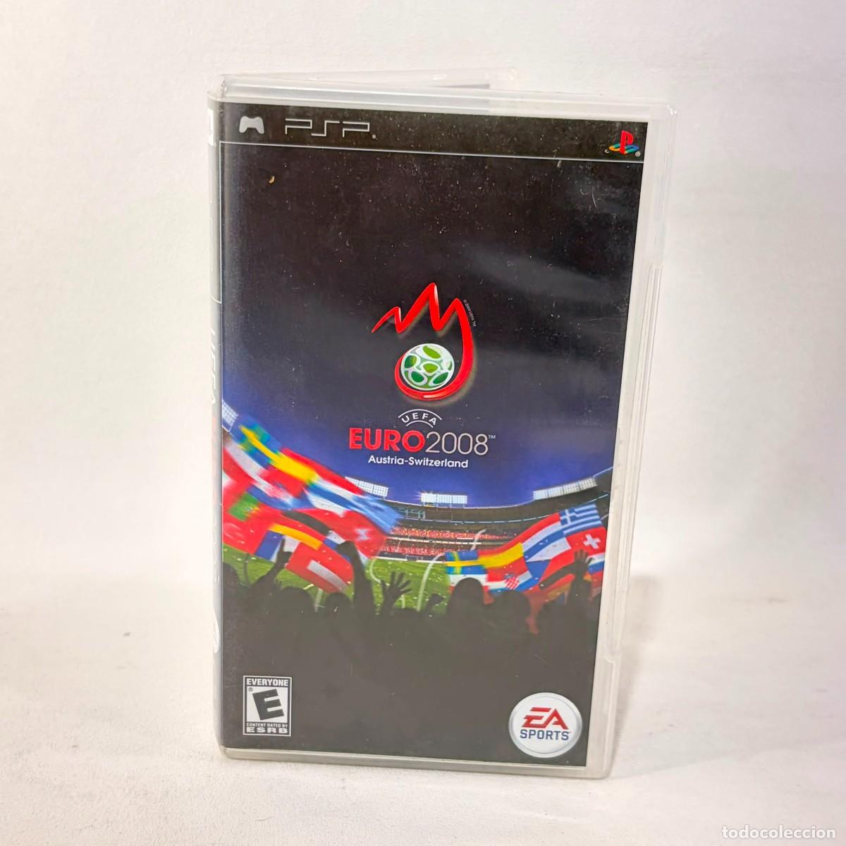 Videojuegos y consolas: VIDEOJUEGO PLAYSTATION PORTATIL - PSP - UEFA EURO 2008 + CAJA + INSTRUCCIONES