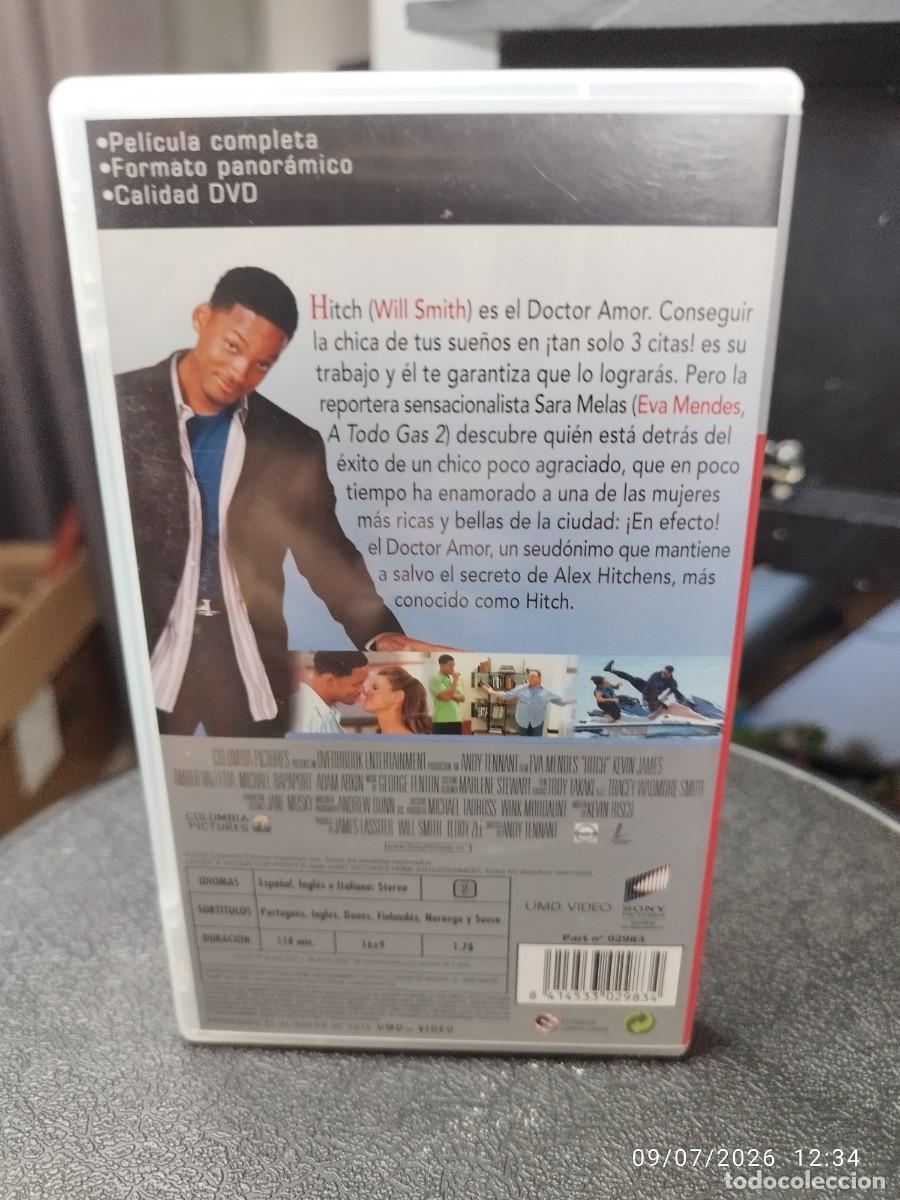 Videojuegos y consolas: UMD Pel&iacute;cula PSP Hitch Will Smith