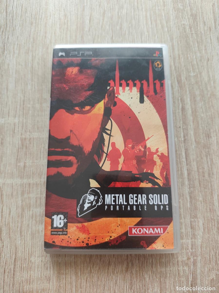 Videojuegos y consolas: Metal Gear Solid Portable Ops PSP