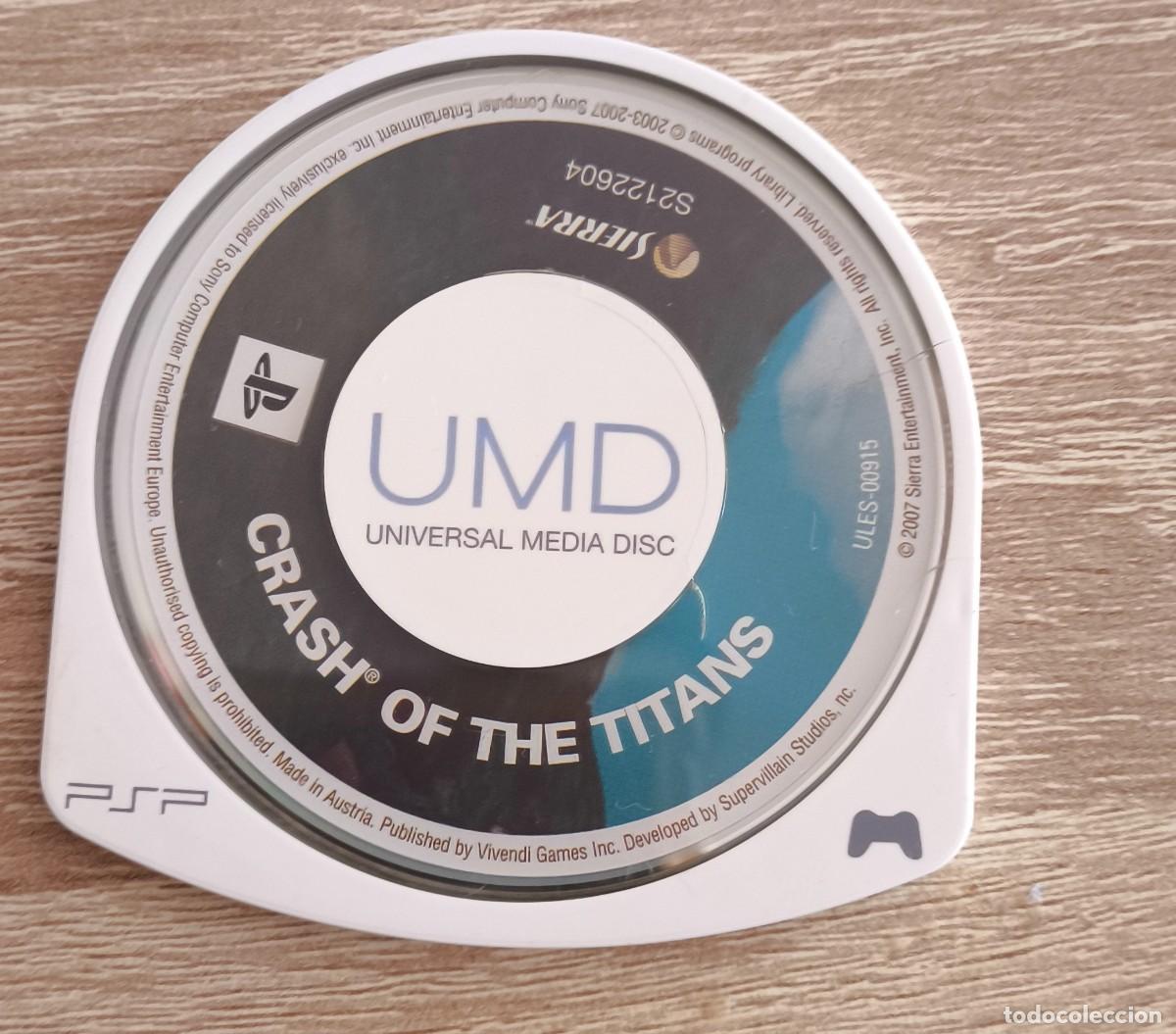 Videojuegos y consolas: JUEGO PSP UMD CRASH OF THE TITANS