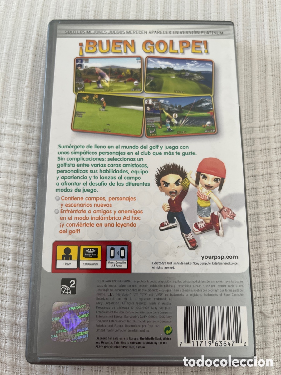 Videojuegos y consolas: Everybody&rsquo;s Golf. Sony PSP - Foto 8