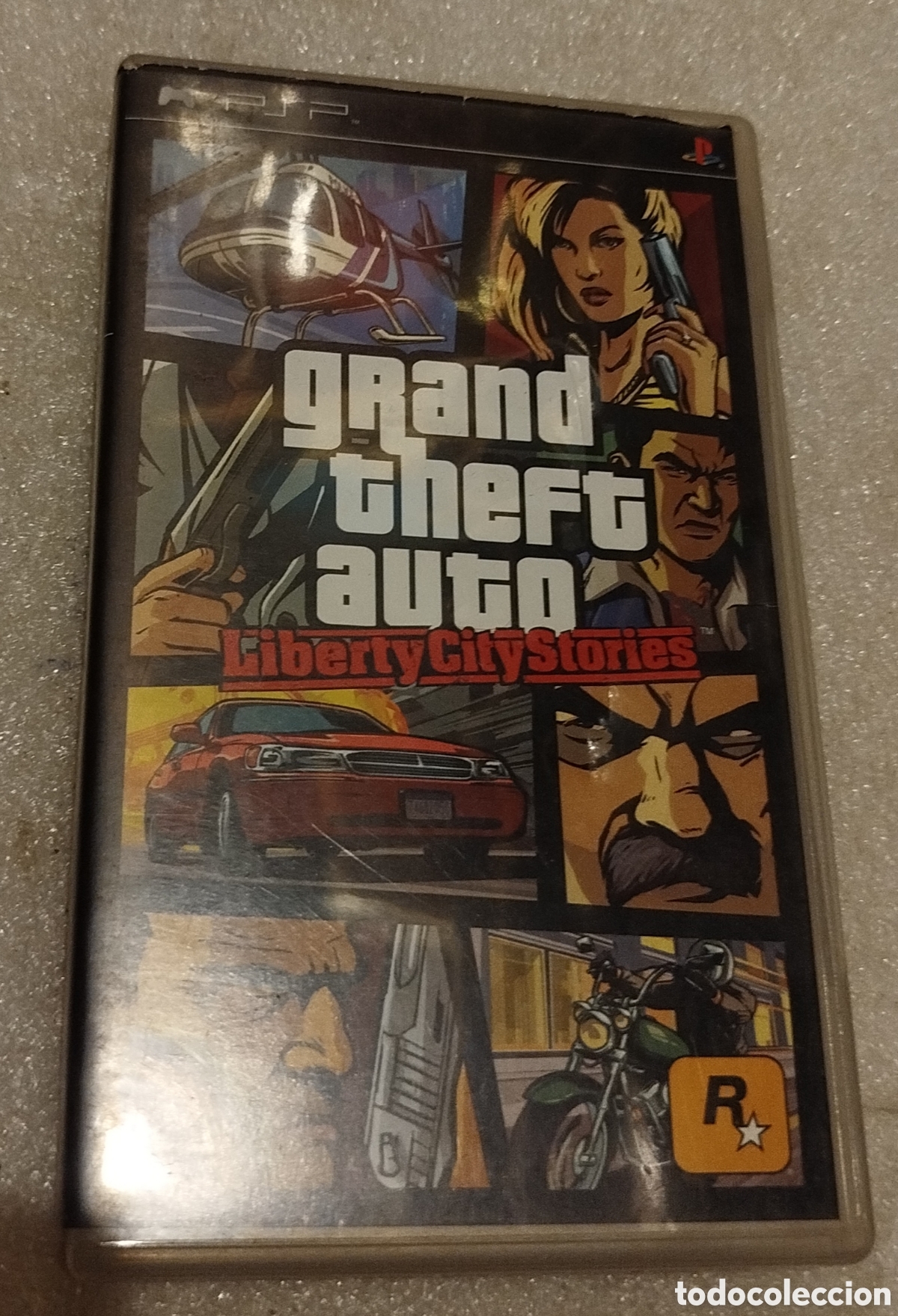 Videojuegos y consolas: Grand theft auto : Liberty city stories. SOLO CAJA Y CARATULA