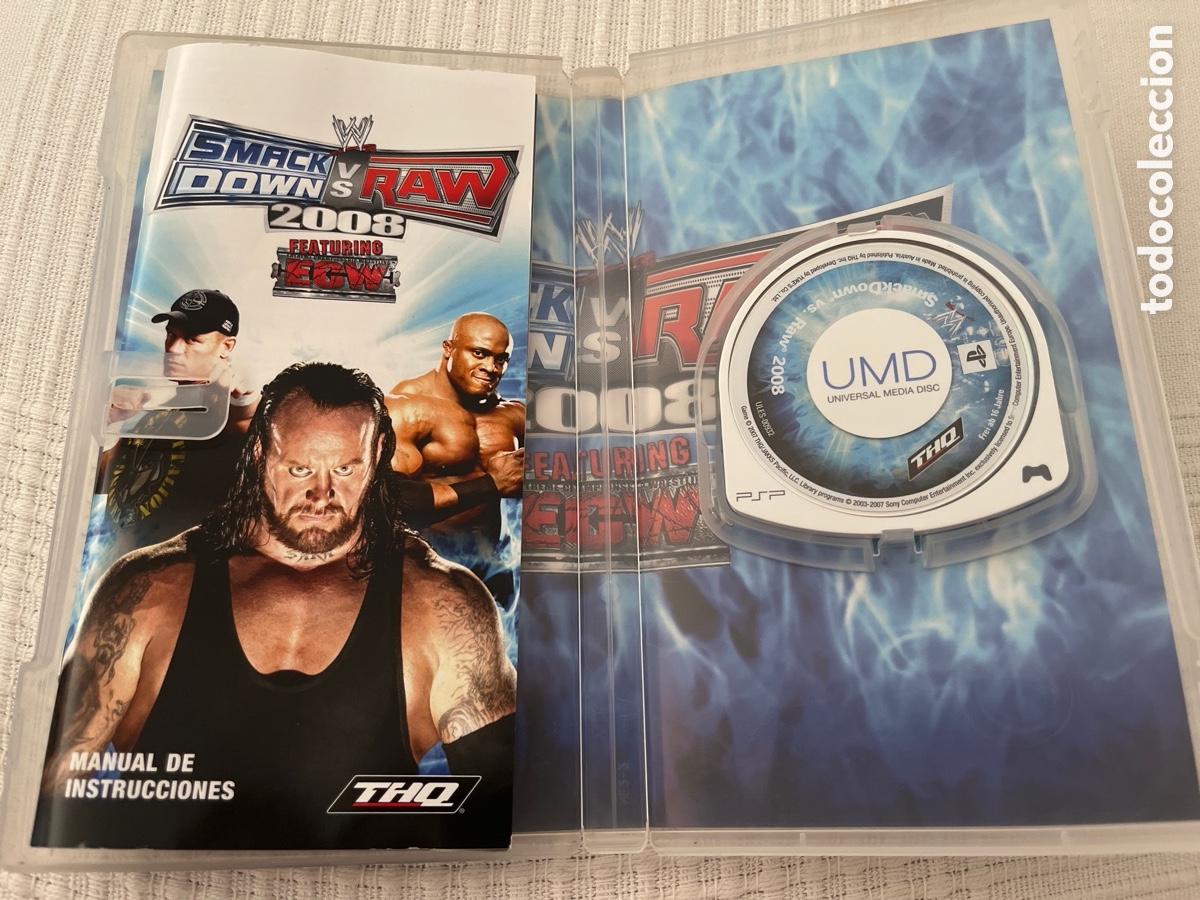 Videojuegos y consolas: Smackdown VS Raw 2008. PSP - Foto 2
