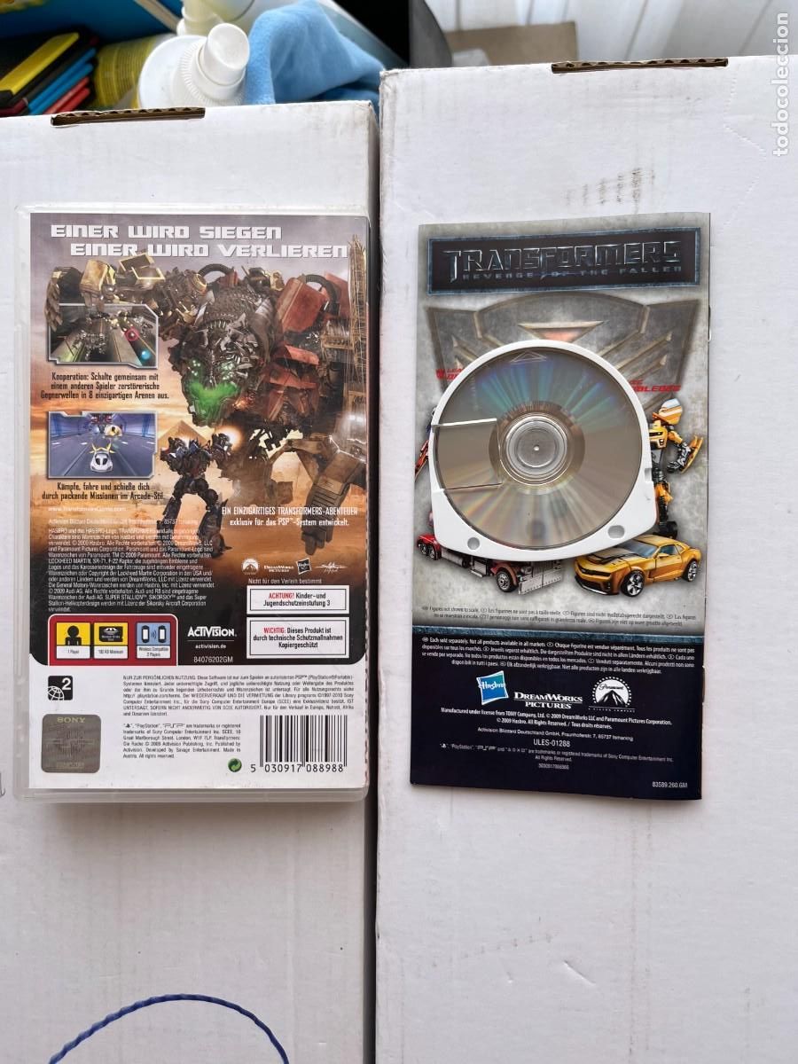 Videojuegos y consolas: TRANSFORMERS DIE RACHE - PSP KREATEN - Foto 2