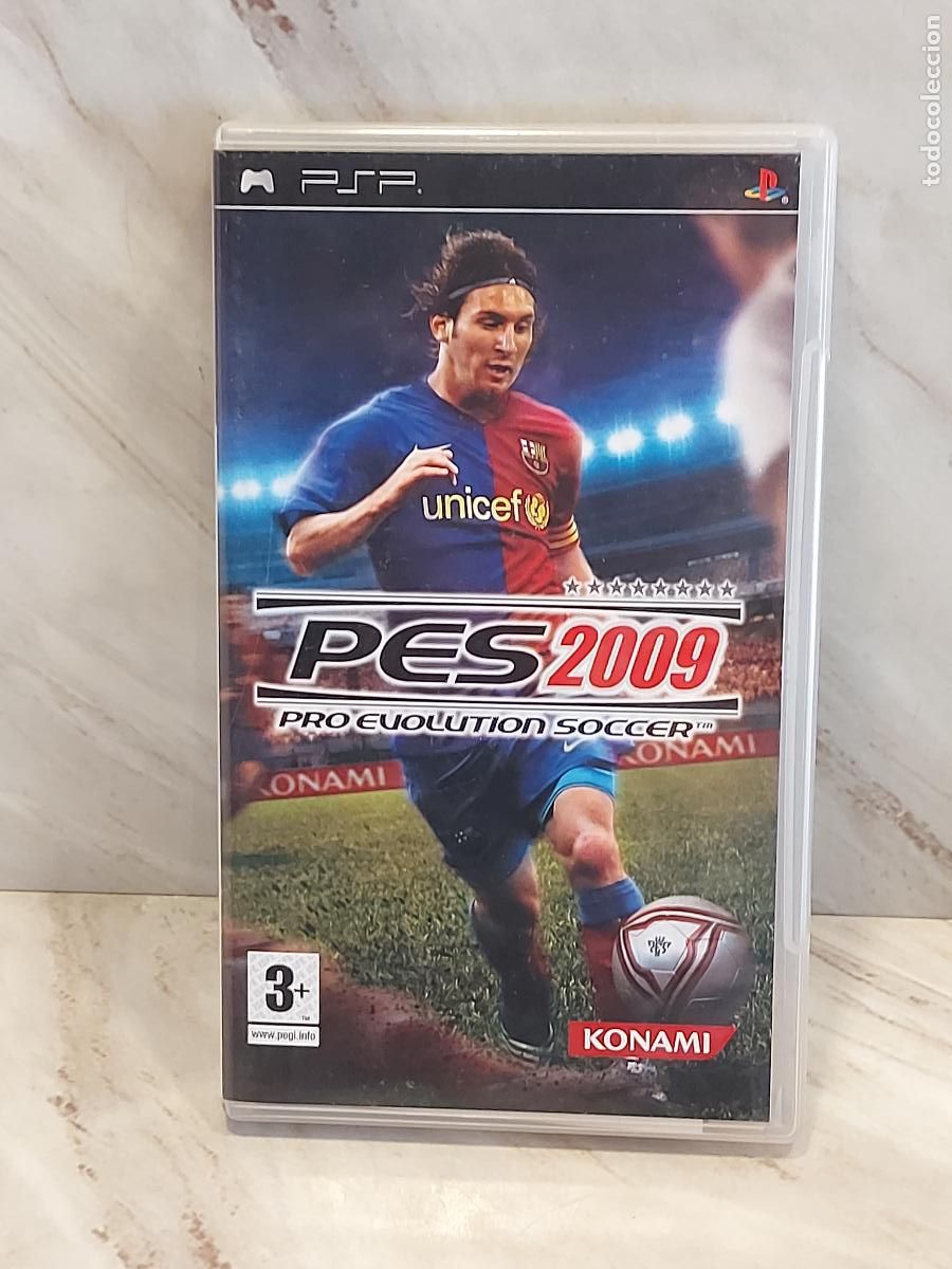 Videojuegos y consolas: PES 2009 PRO EVOLUTION SOCCER | PSP | KONAMI | LEO MESSI | COMPLETO CON MANUAL