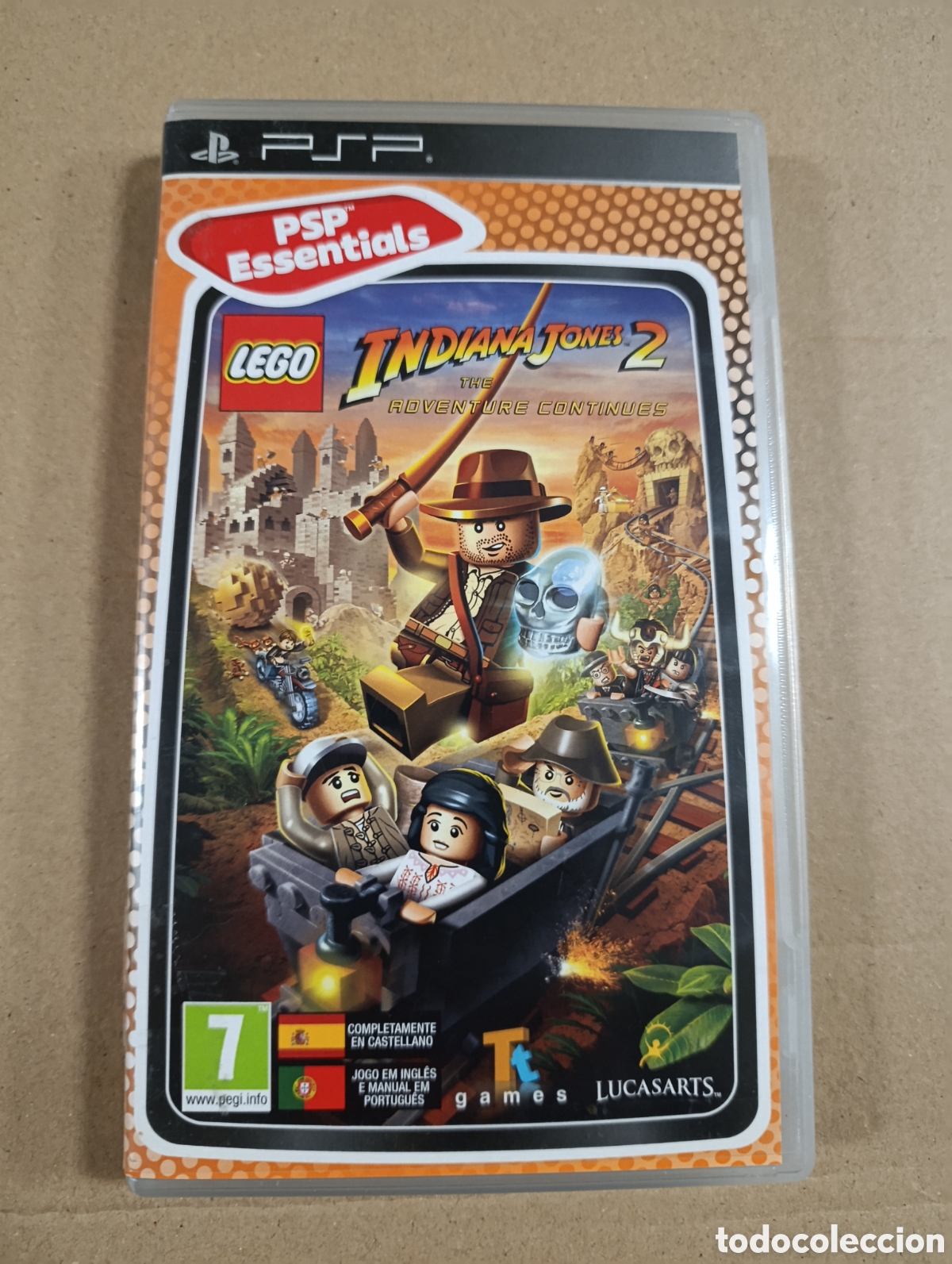 Videojuegos y consolas: LEGO TRILOGIA INDIANA JONES. PSP.