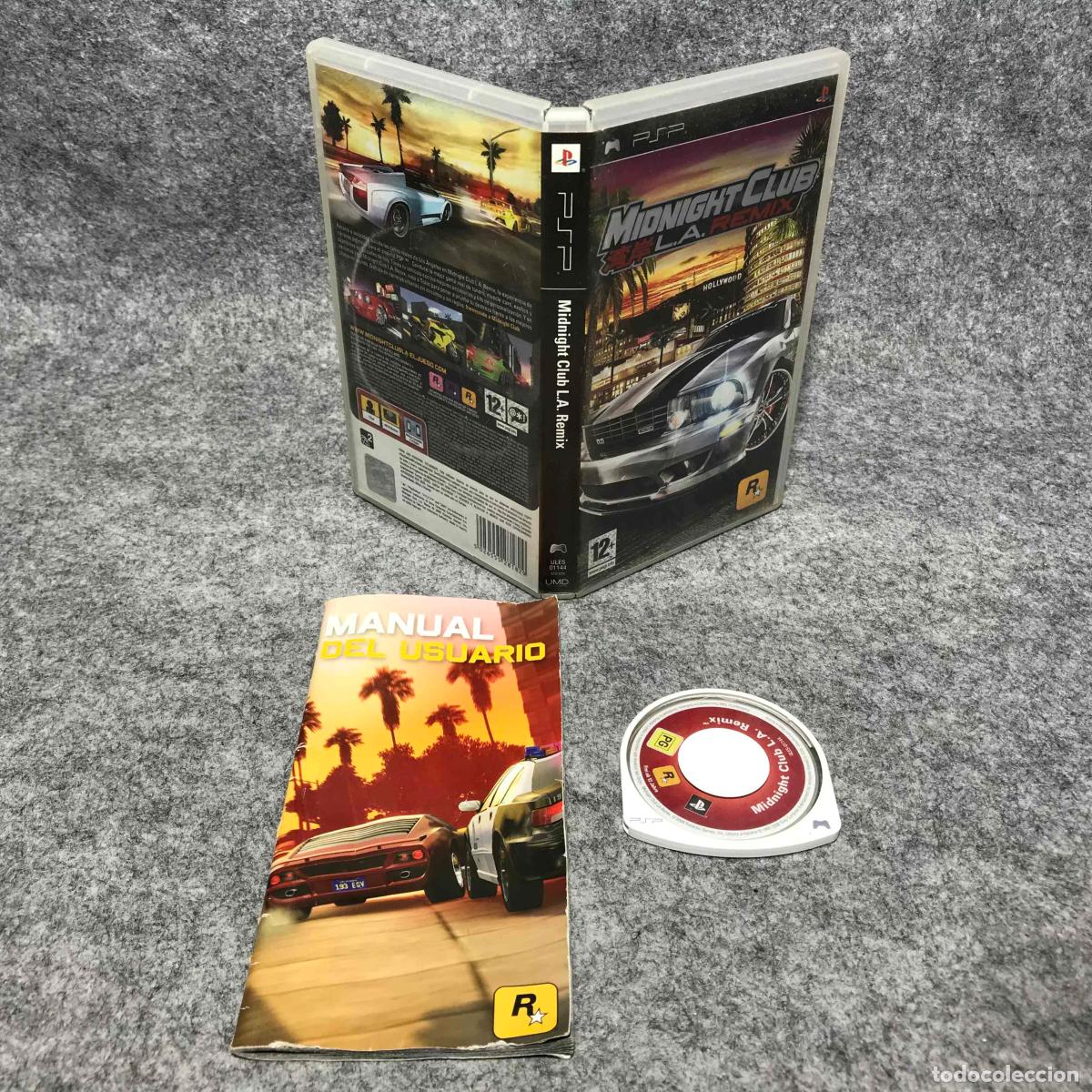 Videojuegos y consolas: MIDNIGHT CLUB LA REMIX SONY PSP