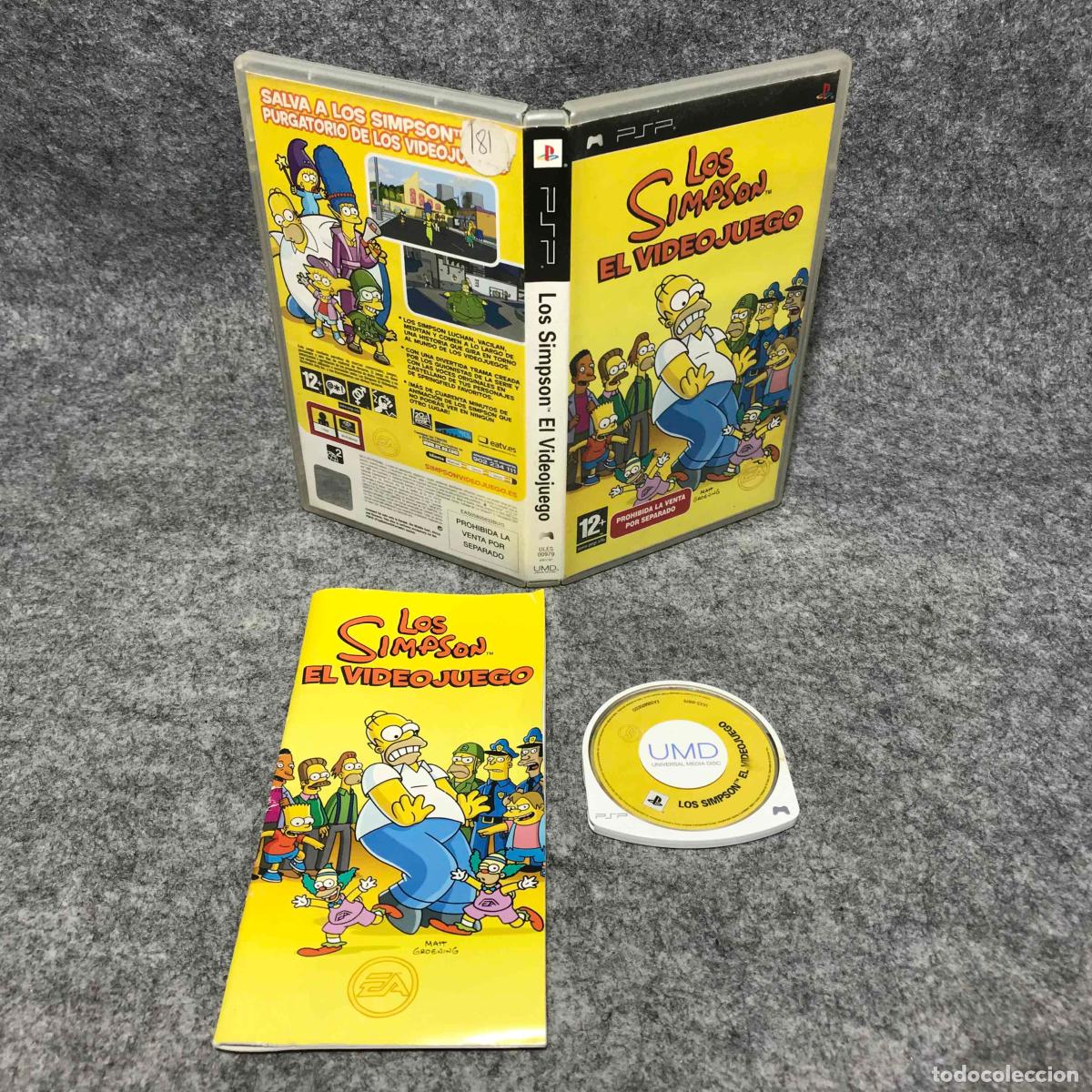 Videojuegos y consolas: LOS SIMPSON EL VIDEOJUEGO SONY PSP