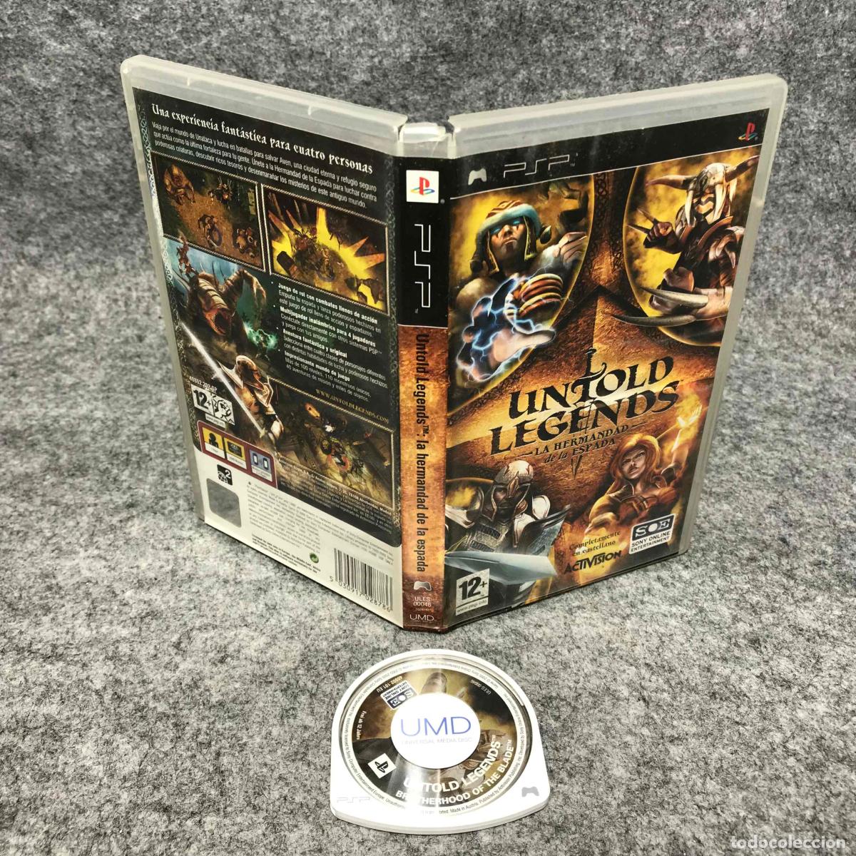 Videojuegos y consolas: UNTOLD LEGEND LA HERMANDAD DE LA ESPADA SONY PSP