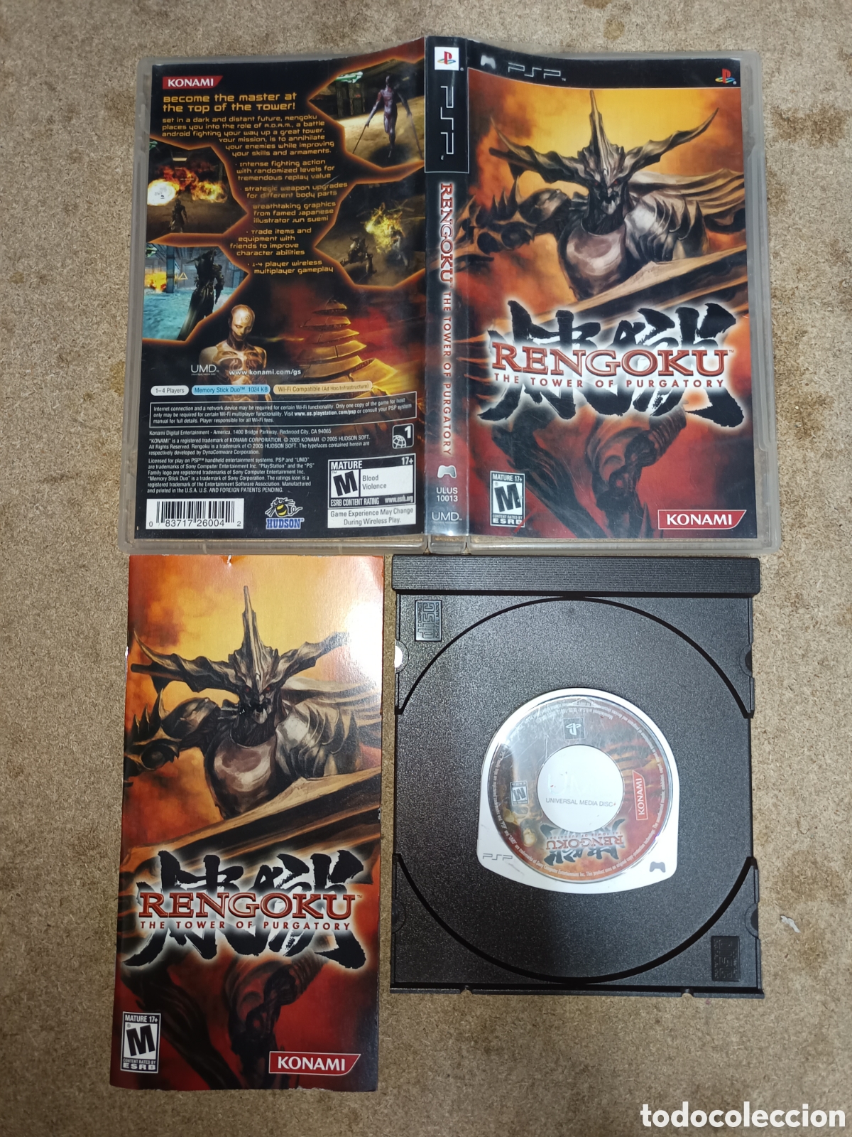 Videojuegos y consolas: PSP RENGOKU THE TOWER OF PURGATORY NTSC-USA COMPLETO