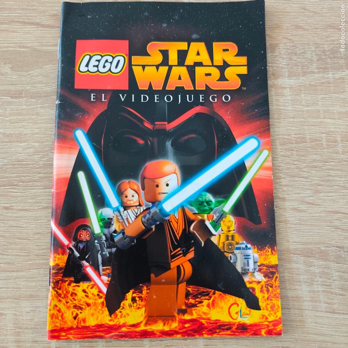 Videojuegos y consolas: LEGO STAR WARS EL VIDEOJUEGO MANUAL PSP