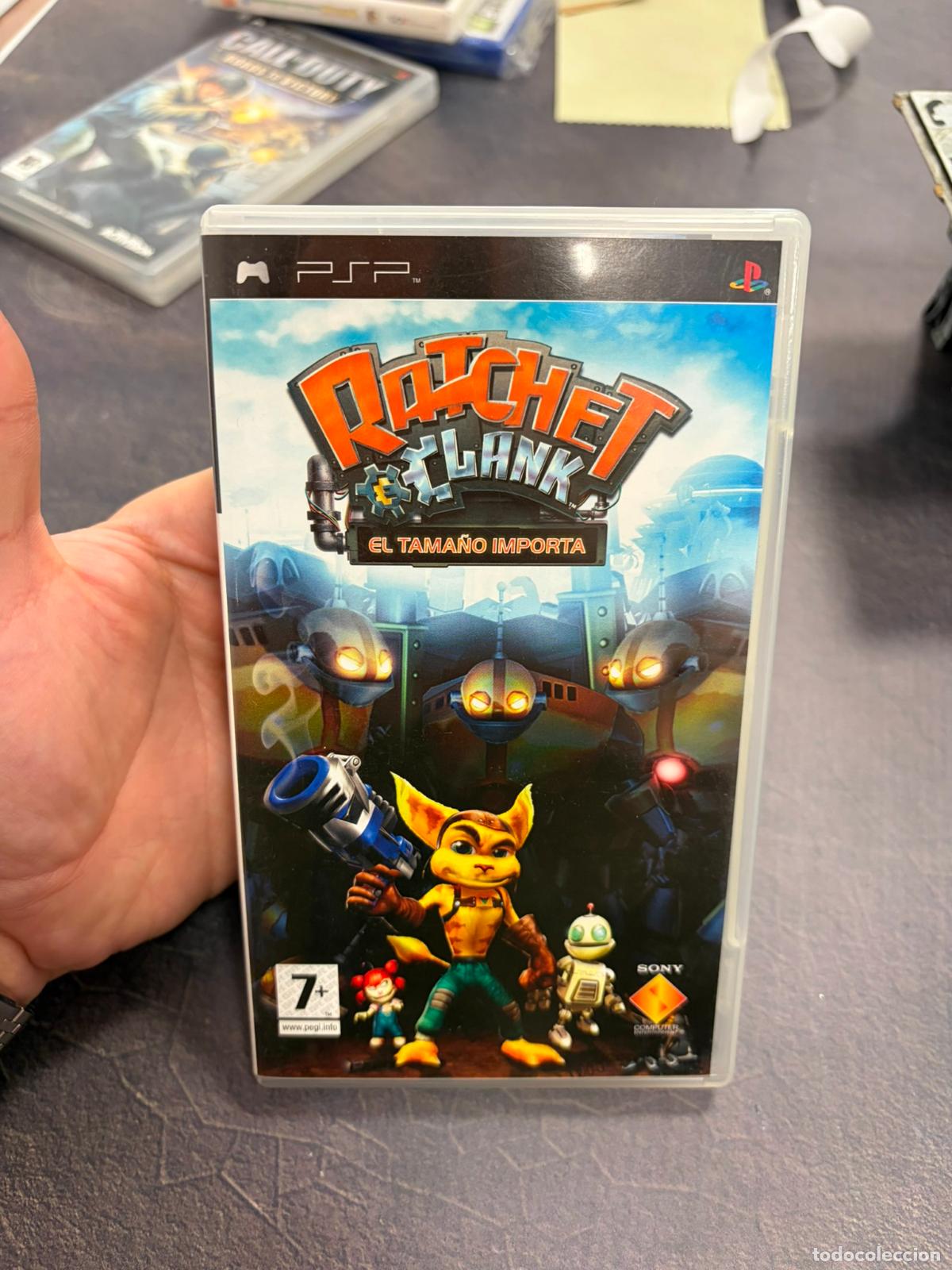 Videojuegos y consolas: Ratchet and clank el tama&ntilde;o importa - SOny playstation portable PSP - PAL ESP
