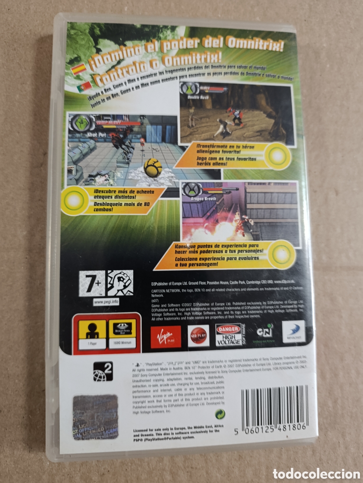 Videojuegos y consolas: Ben 10. Protector of Earth. PSP - Foto 2