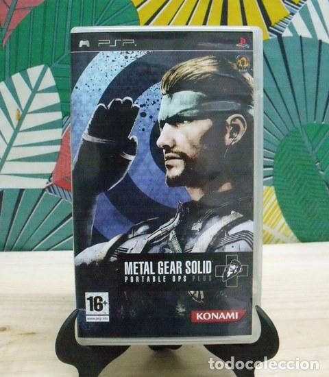 Videojuegos y consolas: Car&aacute;tula Vacia Juego PSP Metal Gear Solid - Playstation