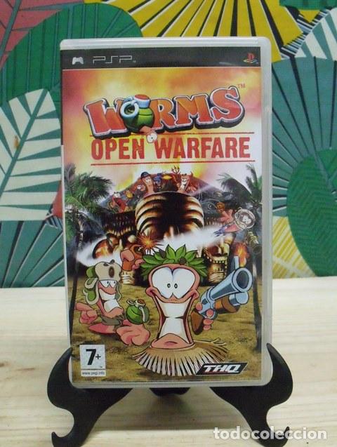 Videojuegos y consolas: Car&aacute;tula Vacia Juego PSP Worms Open Warfare - Playstation