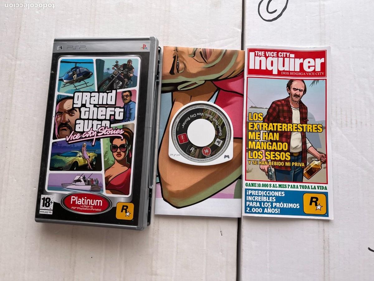 Videojuegos y consolas: GRAND THEFT AUTO VICE CITY STORIES PLATINUM PSP KREATEN
