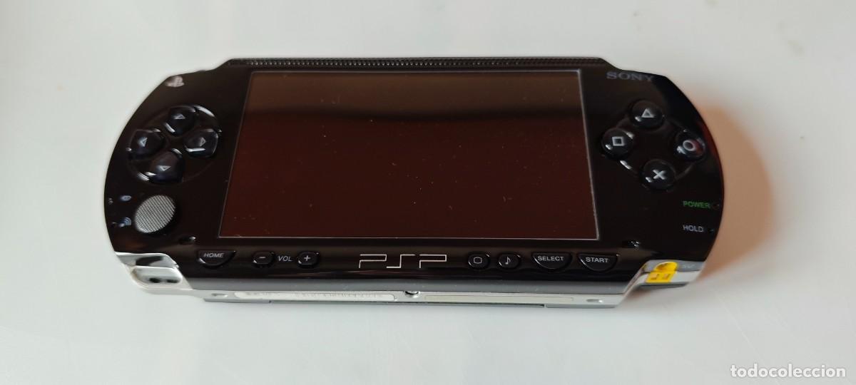 Videojuegos y consolas: Sony PSP 1004 Fat Negra