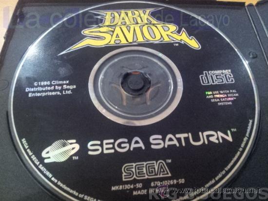 Videojuegos y consolas: DARK SAVIOR SEGA SATURN - Foto 1