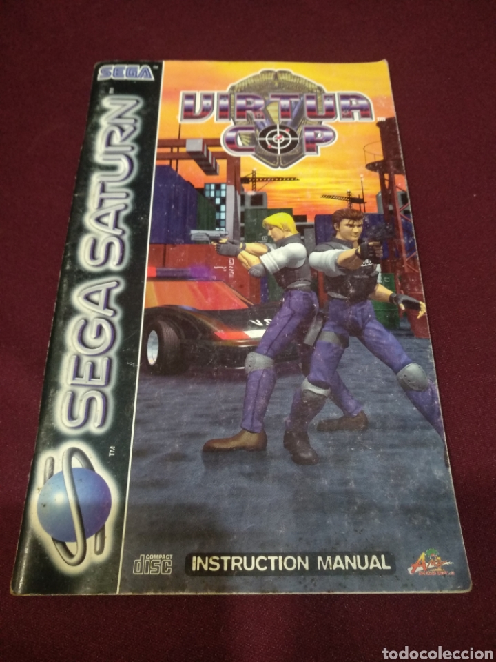 Videojuegos y consolas: Manual Sega Saturn Virtual Cop - Foto 1