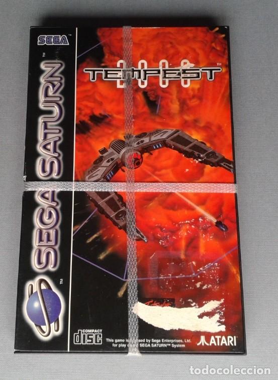 BOITE & NOTICE SANS JEU⚠️- SEGA SATURN - Tempest 2000 - PAL
