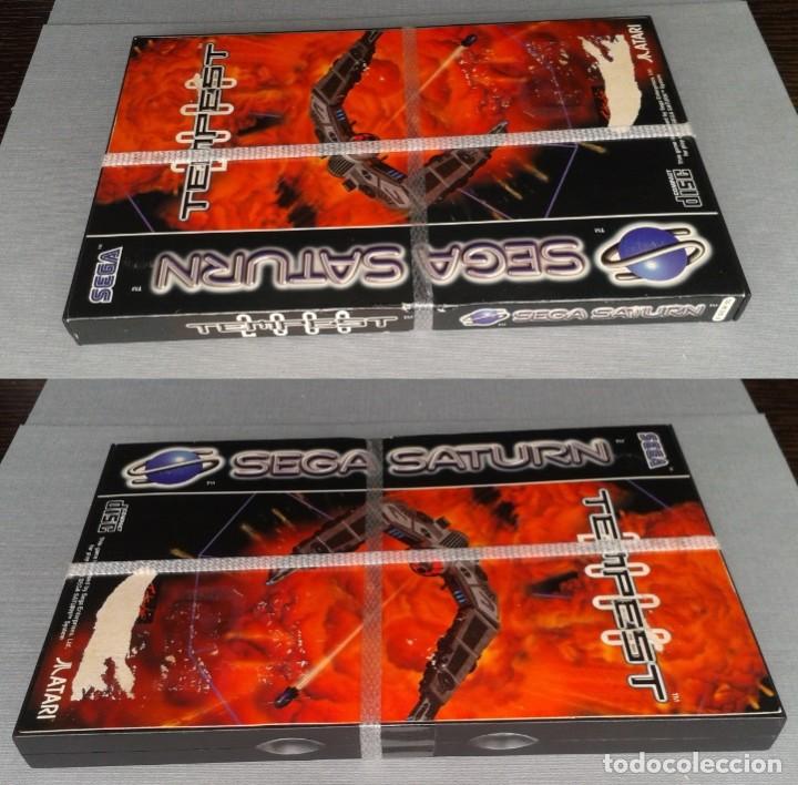 Boîte Et Notice SEGA SATURN - Tempest 2000 (PAL) - Sans Le Jeu⚠️