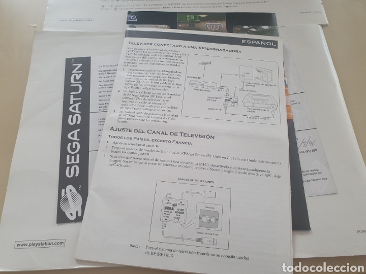 Videojuegos y consolas: MANUALES SEGA SATURN - Foto 6