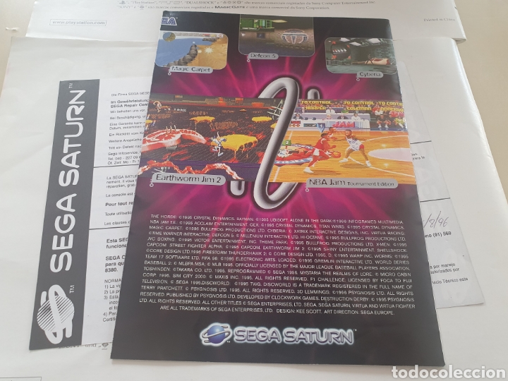 Videojuegos y consolas: MANUALES SEGA SATURN - Foto 7