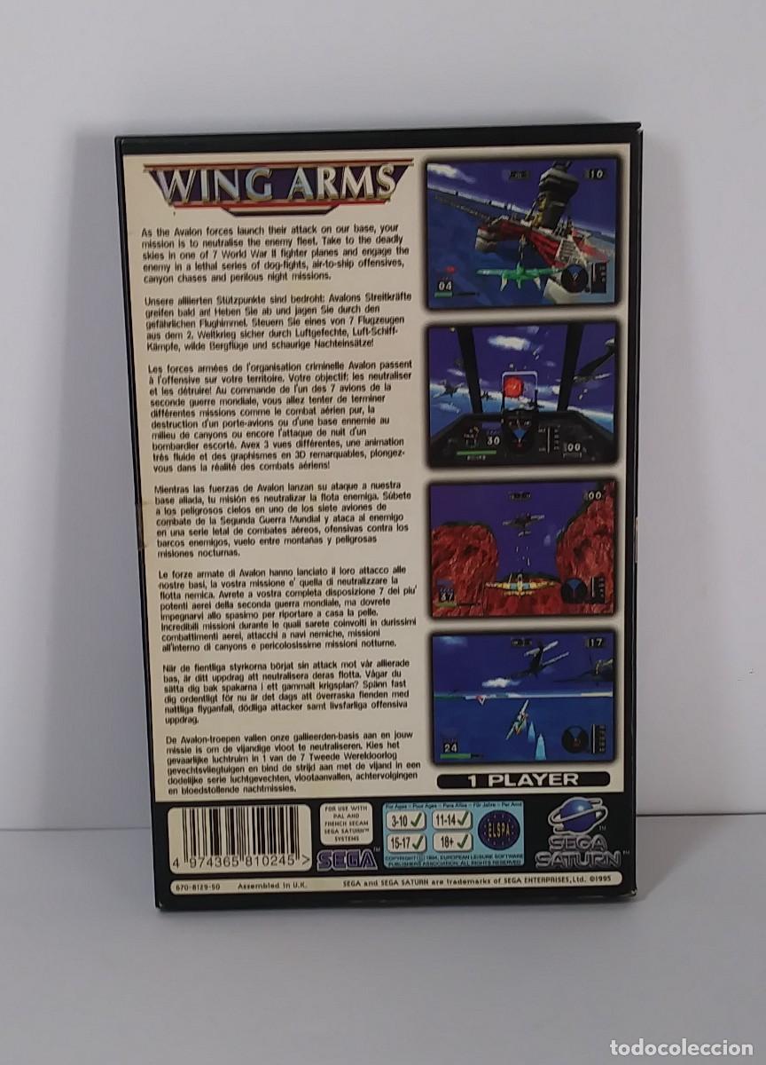 Videojuegos y consolas: WING ARMS SATURN SIN MANUAL - Foto 3