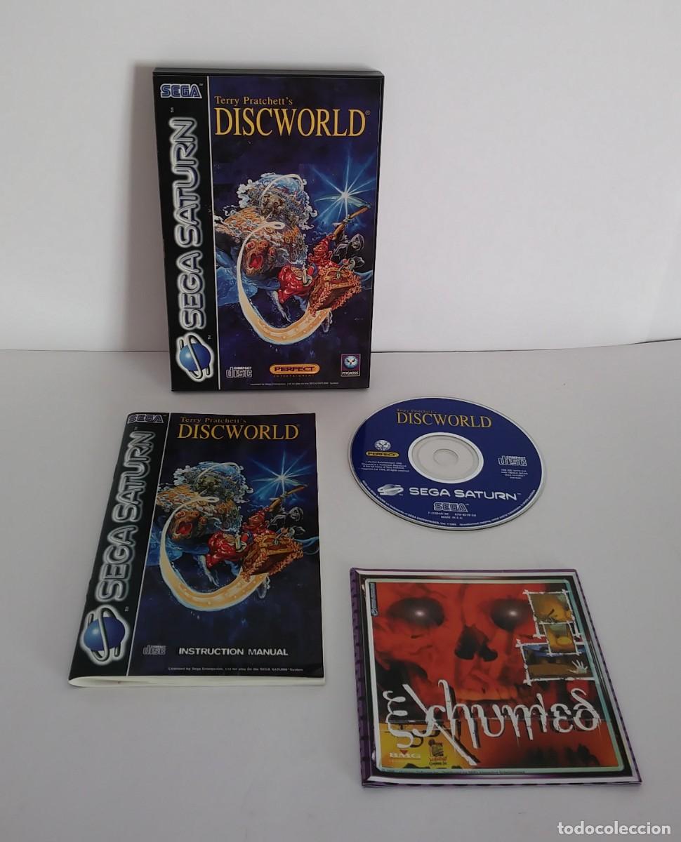Videojuegos y consolas: DISK WOLRD SATURN COMPLETO - Foto 2