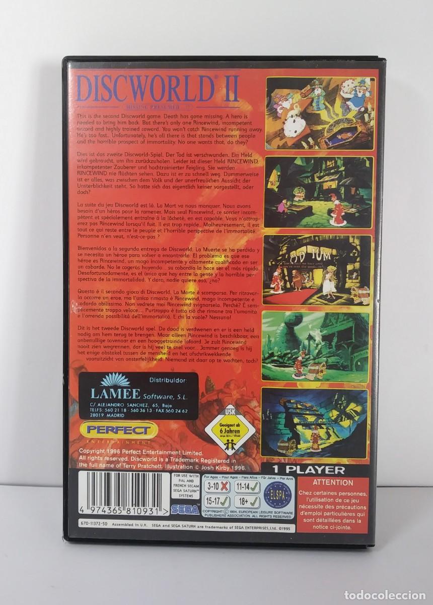 Videojuegos y consolas: DISK WOLRD II SEGA SATURN - Foto 3